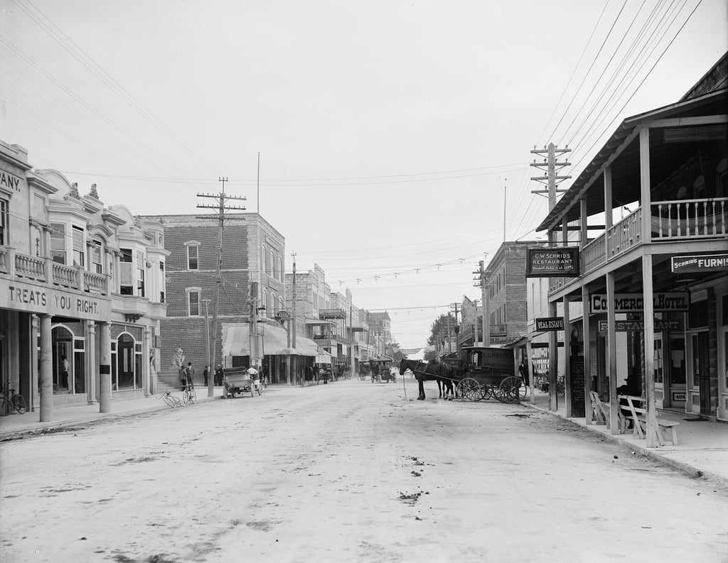 12th Street Miami 1908 Print