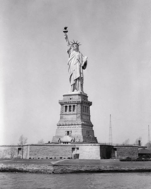 1930s 1940s The Statue Of Liberty People Of France To People Of US October 28 1886 Liberty Island New York Harbor Nyc USA .