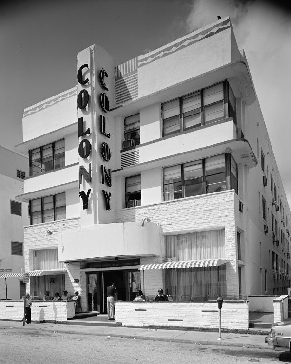 Colony Hotel 1980s Print