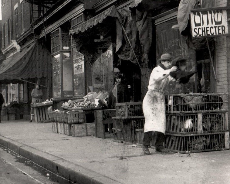 Corned Beef Row 1890s Print