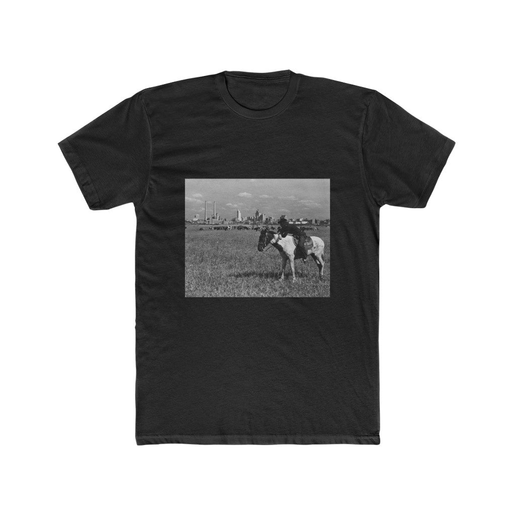 Cowboy with Dallas Skyline 1945 T-Shirt