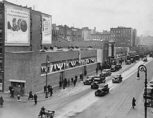 General view of Essex Street Municipal Enclosed Market on Essex and Delancey Sts..