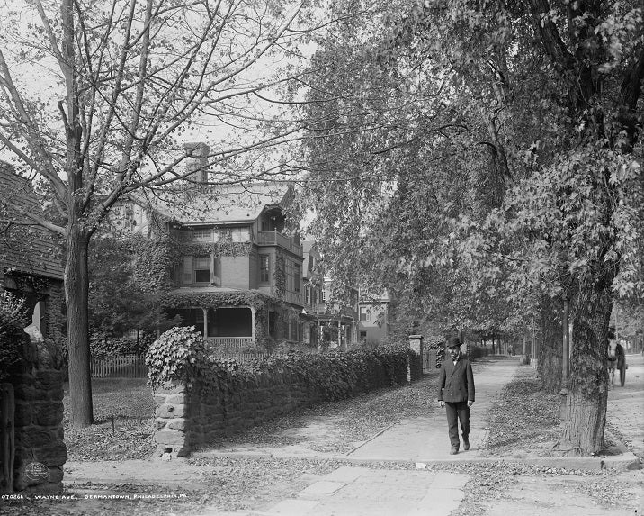 Germantown - Wayne Avenue 1908 Print
