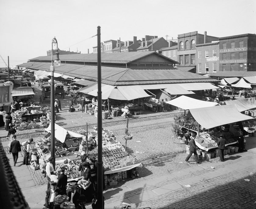 Lexington Market 1905 Print