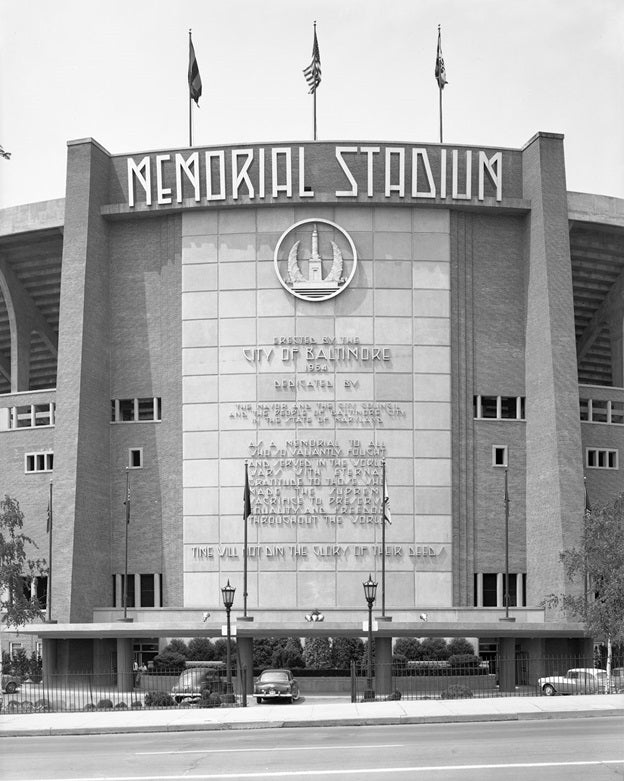 Memorial Stadium 1950s Print