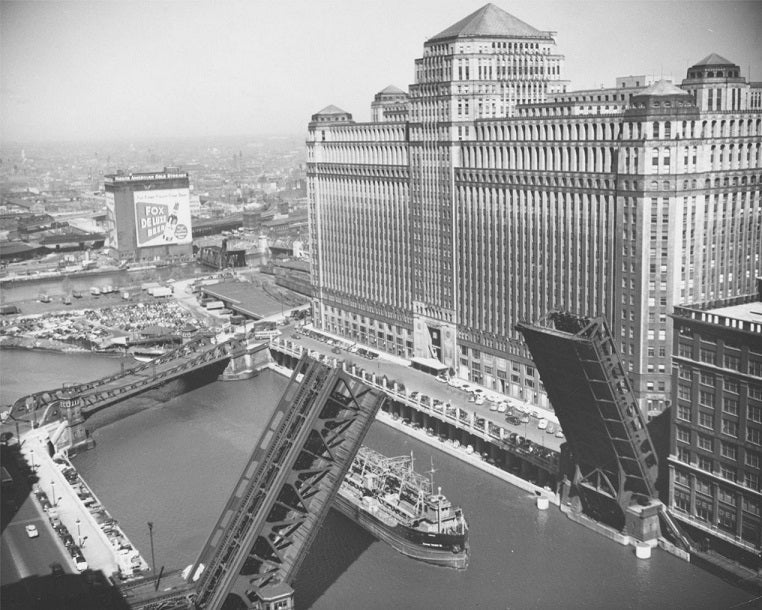 Merchandise Mart 1949 Print