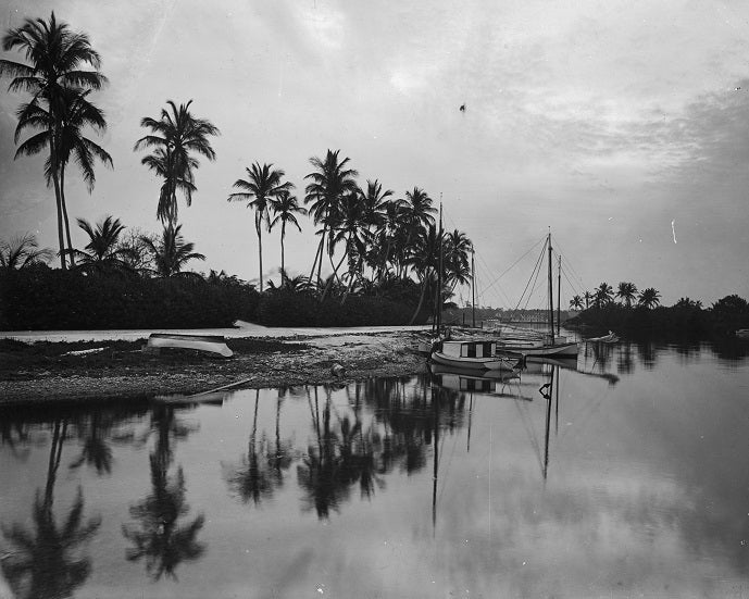 Miami River at Dusk 1901 Print