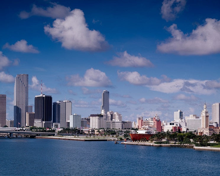 Miami Skyline 1980s