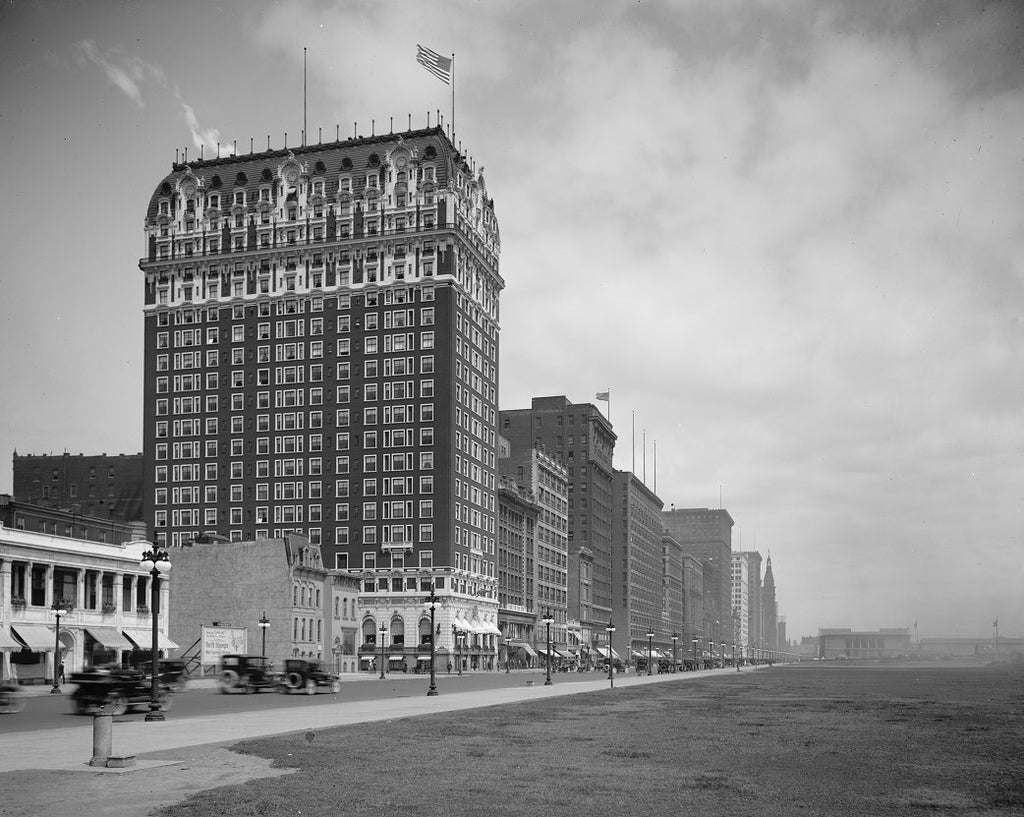 Michigan Avenue 1918 Print