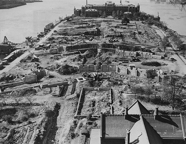 New York's Welfare Hospital for Chronic Diseases is being developed on the site of the old prison on Welfare Island.