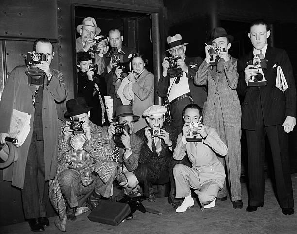 New York NYSome of the camera enthusiasts who left on the first camera train of the year posing before the train left New York headed for