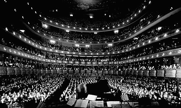 Pianist Josef Hofmann plays to a full house at the Metropolitan Opera House November 28 1937.