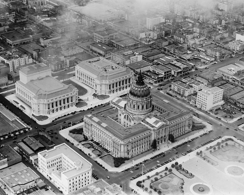 San Francisco Civic Center 1933 Print