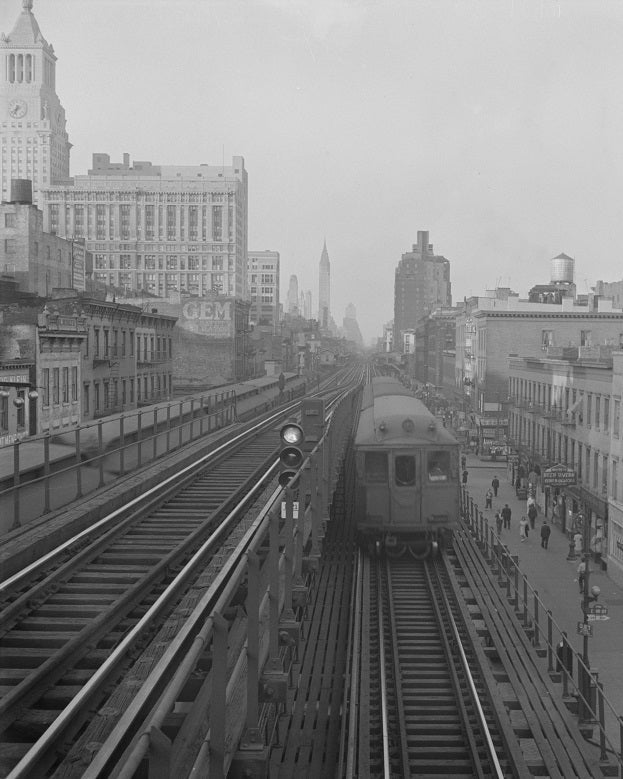 Third Avenue El 1942 Print