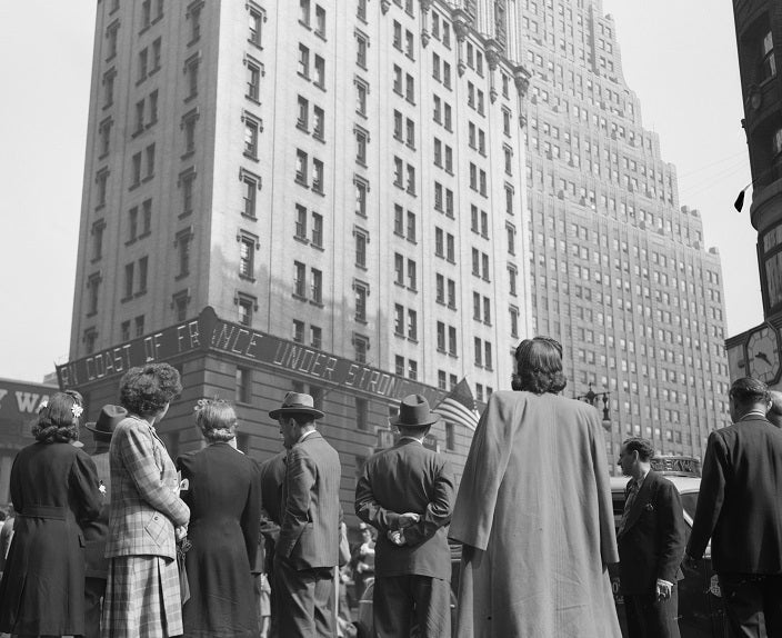 Times Square on D-Day 1944 Print