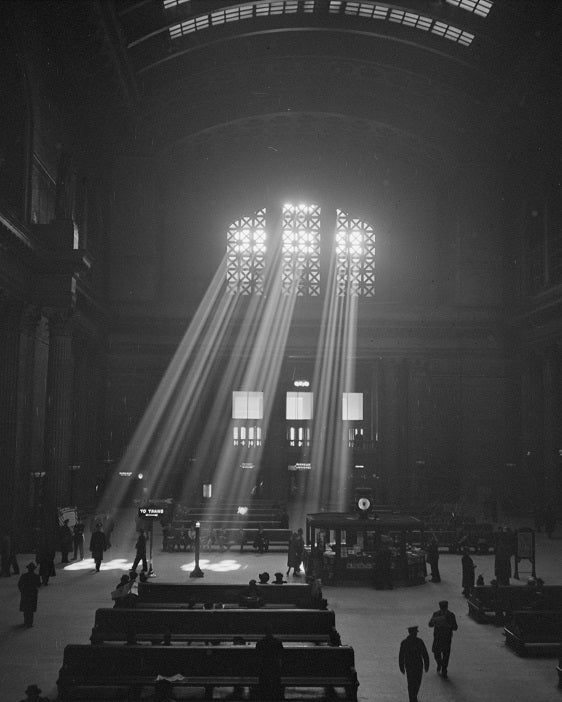 Union Station Waiting Room 1943 Print