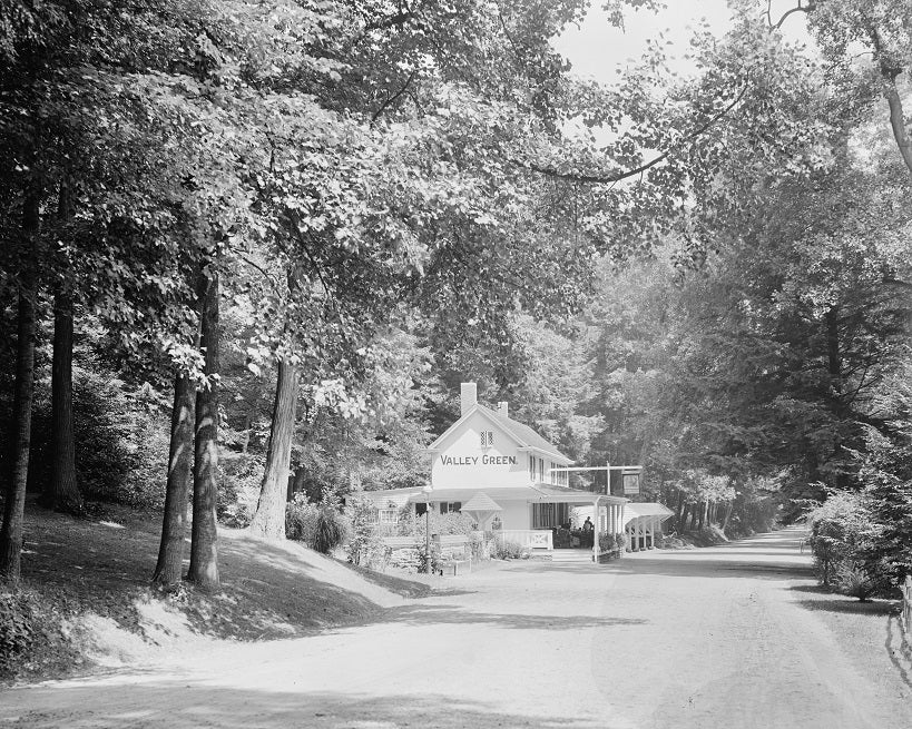 Valley Green Inn 1909 Print