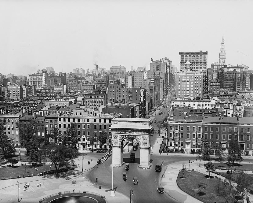 Washington Square Park 1910s Print