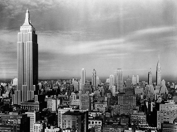 New york city city from east looking north 1930s