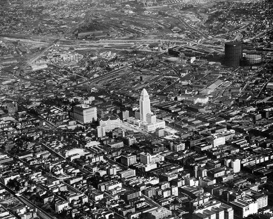 Aerial LA 1928 Print