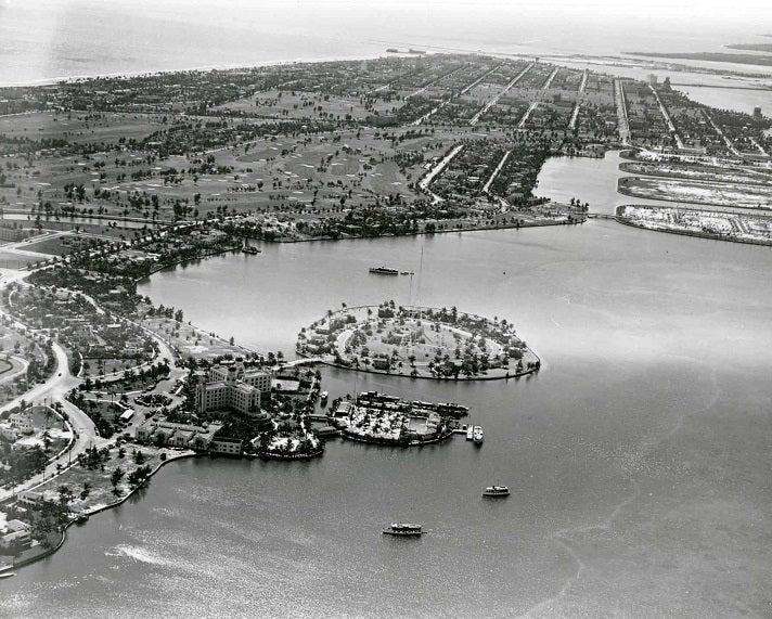 Aerial Miami Beach 1920s Print