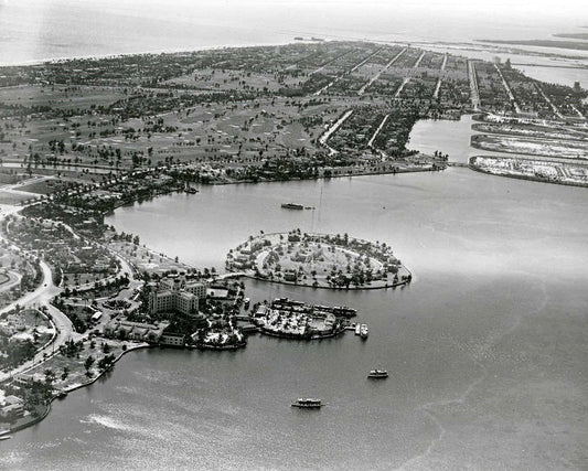 Aerial Miami Beach 1920s Print