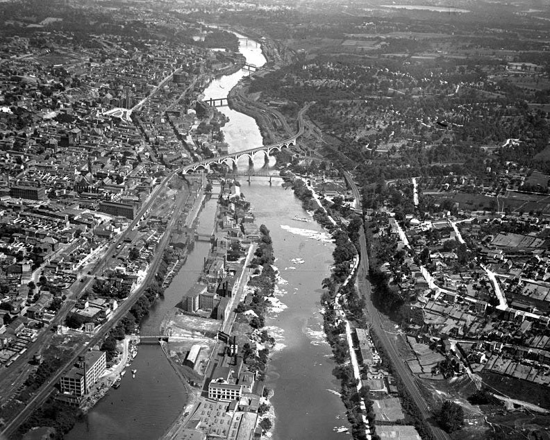 Aerial Philly 1915 Print
