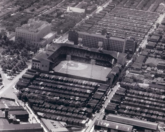 Aerial view of Shibe Park 1909 Print