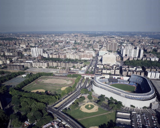 Aerial view of Yankee Stadium 1990s Print