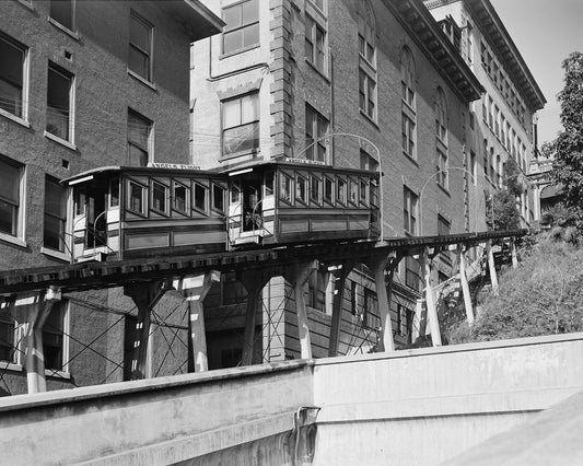 Angels Flight Cars 1960 Print