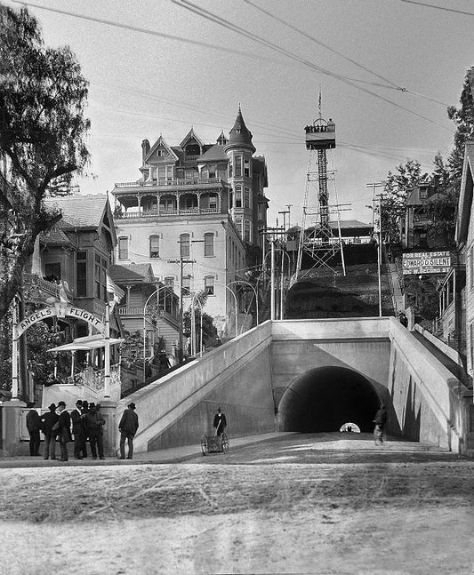 Angels Flight Opening Day 1901 Print