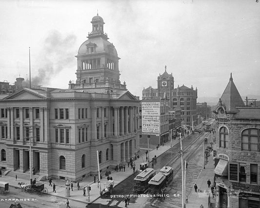 Arapahoe Street 1895 Print