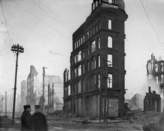 Baltimore's Great Fire 1904 Print