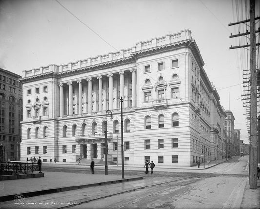 Baltimore Courthouse 1903 Print