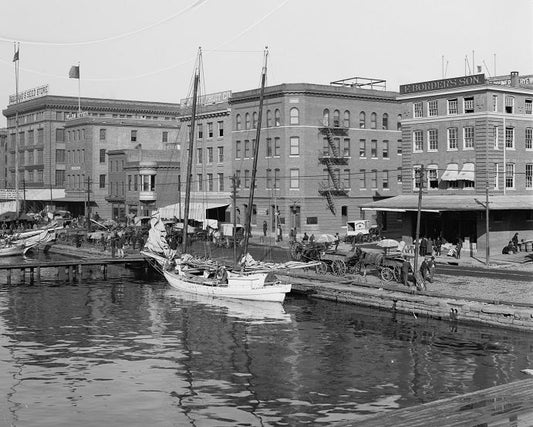 Baltimore Harbor 1903 Print