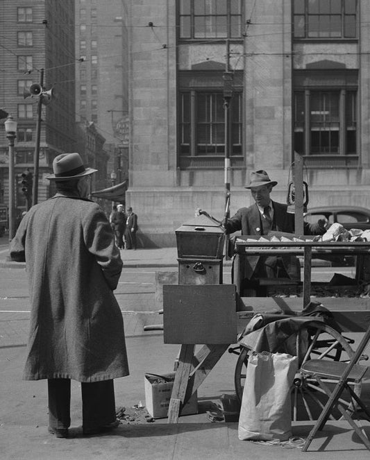 Baltimore Peanut Stand 1943 Print