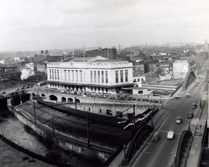 Baltimore Penn Station 1940s Print
