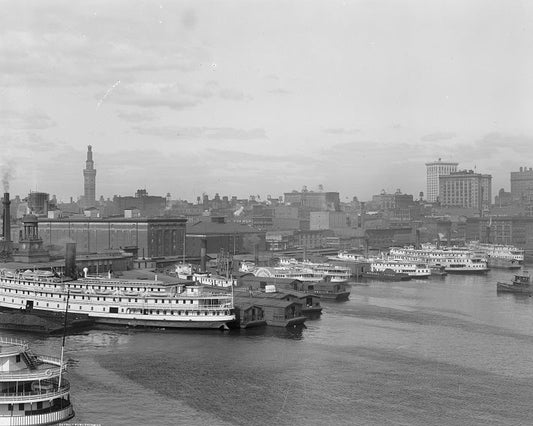 Baltimore Waterfront 1910 Print