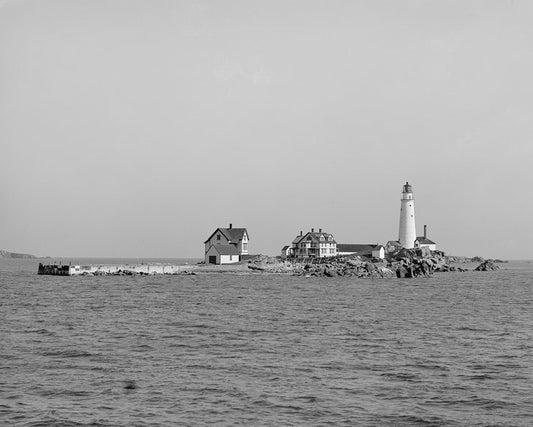 Boston Light 1906 Print