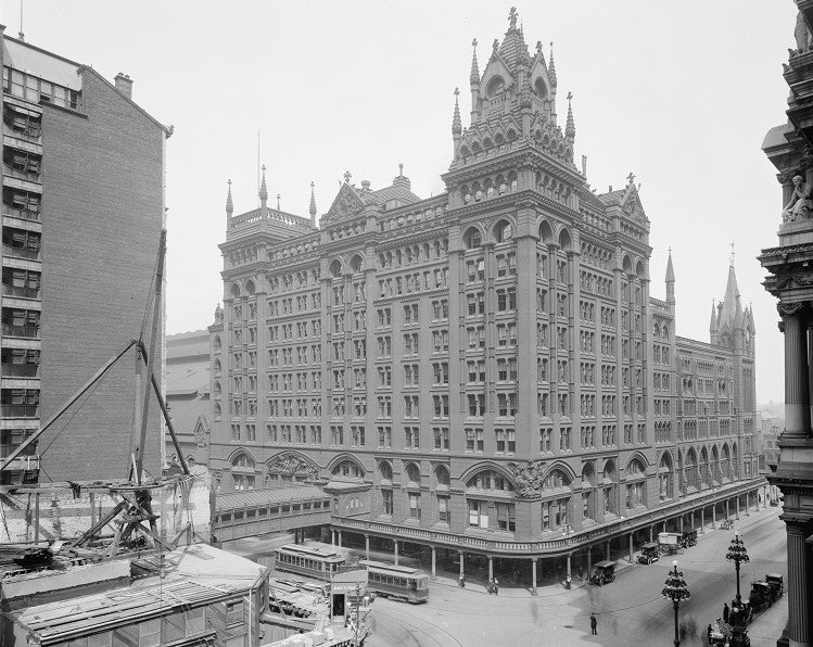 Broad Street Station 1910 Print