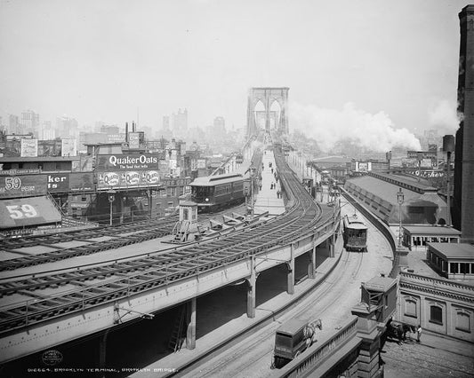 Brooklyn Bridge 1903 Print