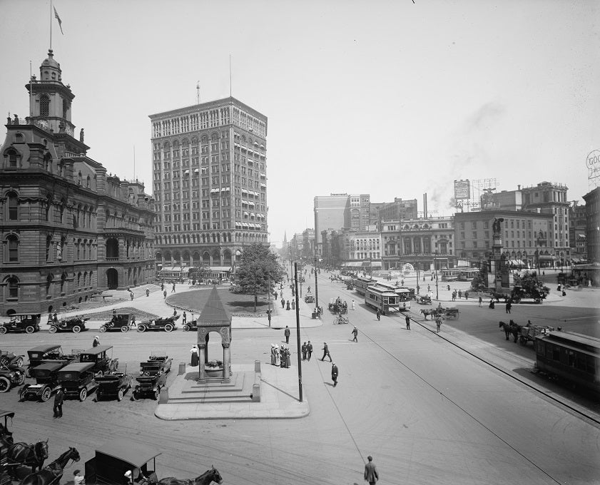 Campus Martius 1910 Print