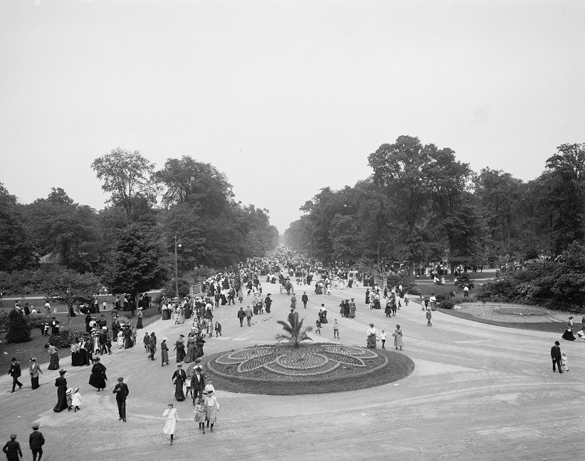 Central Avenue Belle Isle Park 1880s Print