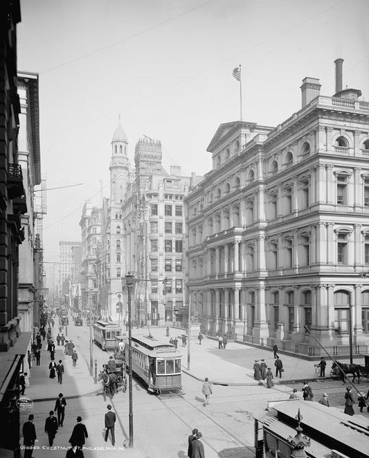 Chestnut Street 1906 Print