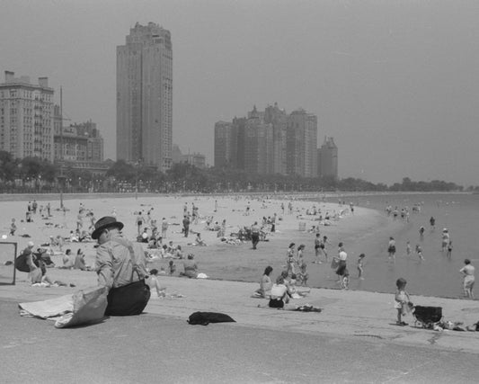 Chicago's Gold Coast 1941 Print