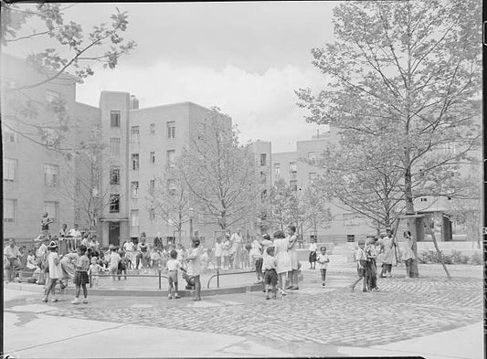 Children Playing in Wading Pool