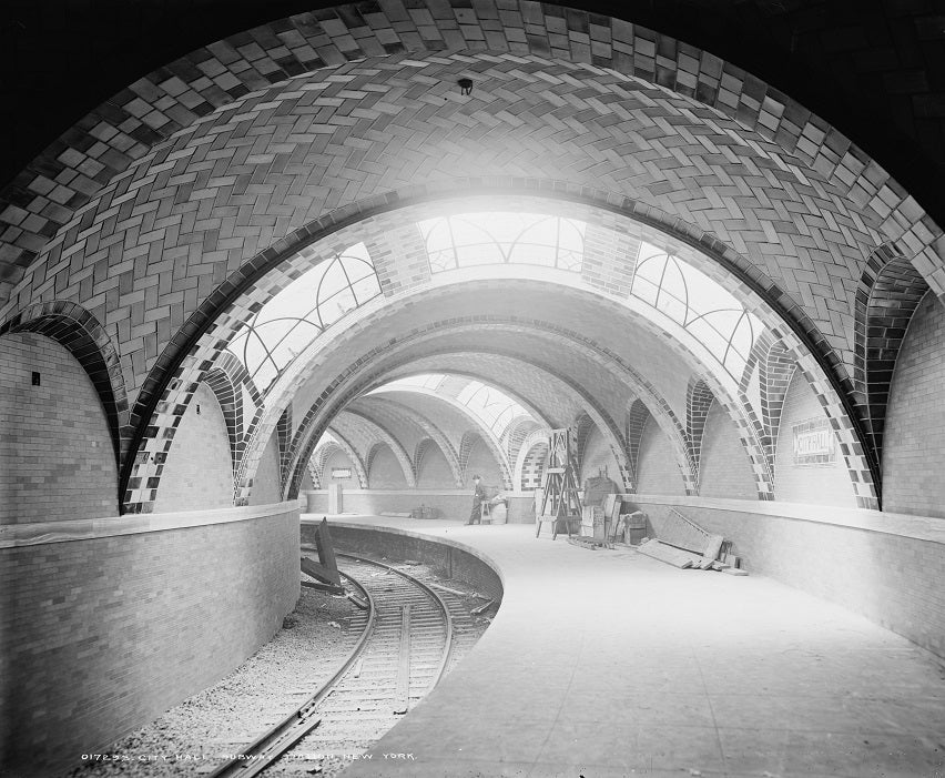 City Hall Subway Station 1904 Print