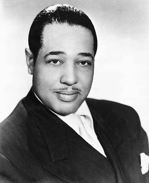 Composer Duke Ellington poses for a portrait at the piano in circa 1935.