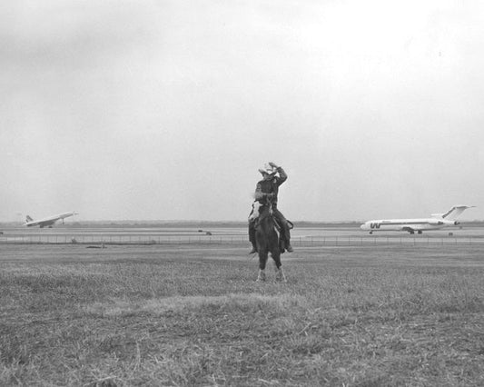 Concorde at DFW 1973 Print