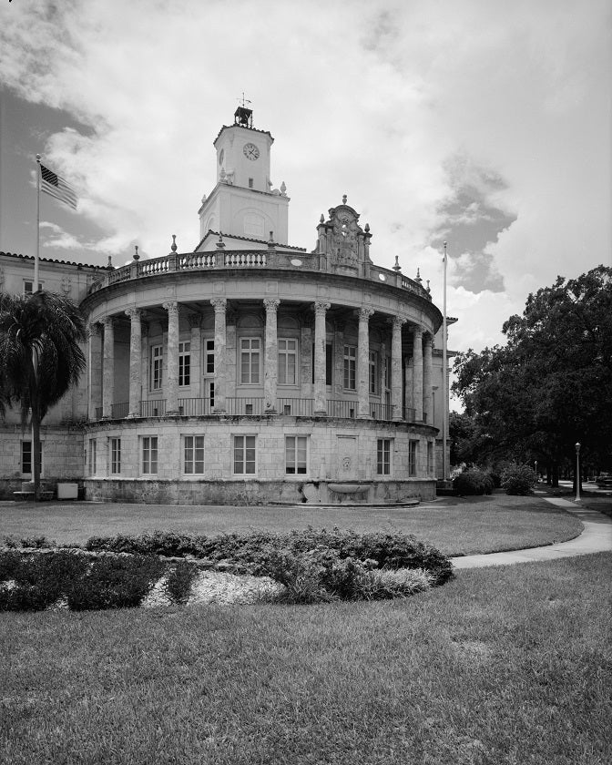 Coral Gables City Hall 1981 Print